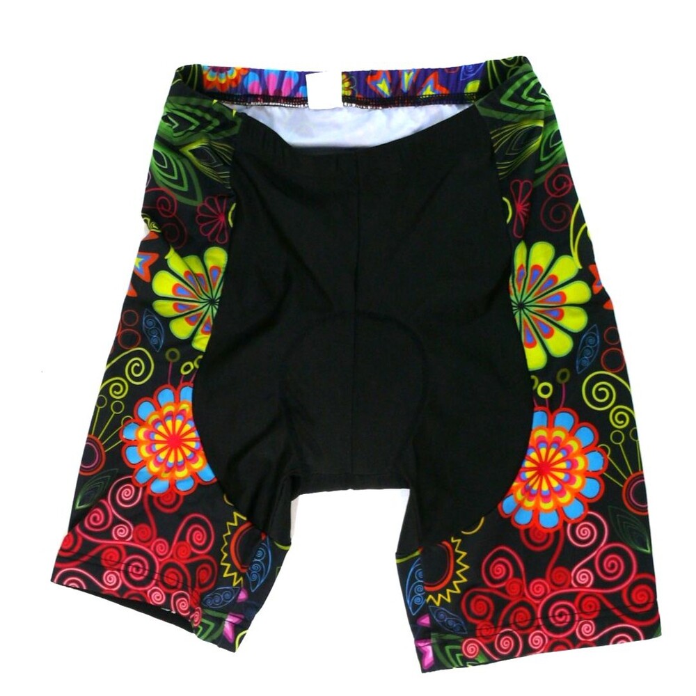 JPOJPO Cycling Shorts compression Biker cyclist Spandex Padded floral size XL